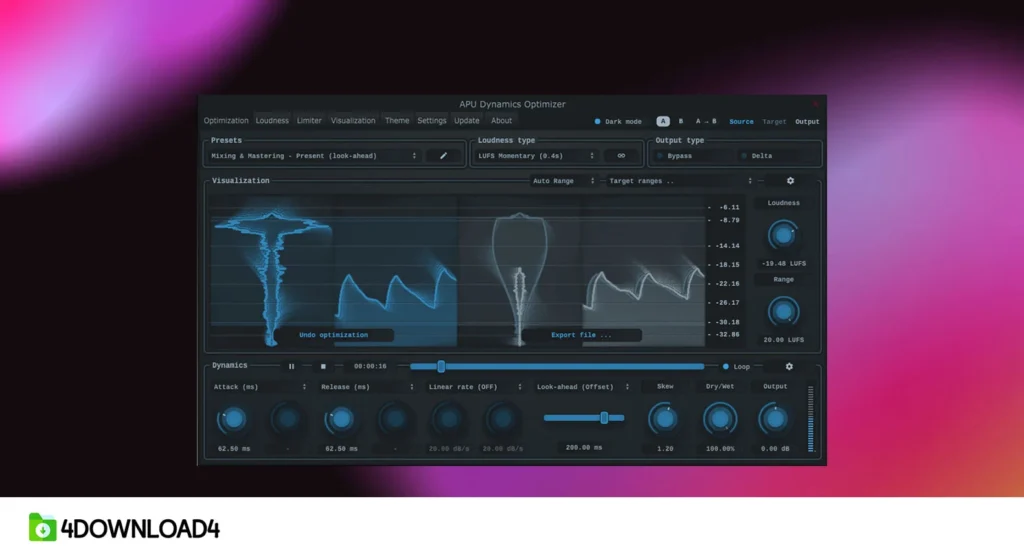 APU Software – APU Loudness Limiter v3.0.0 for Windows