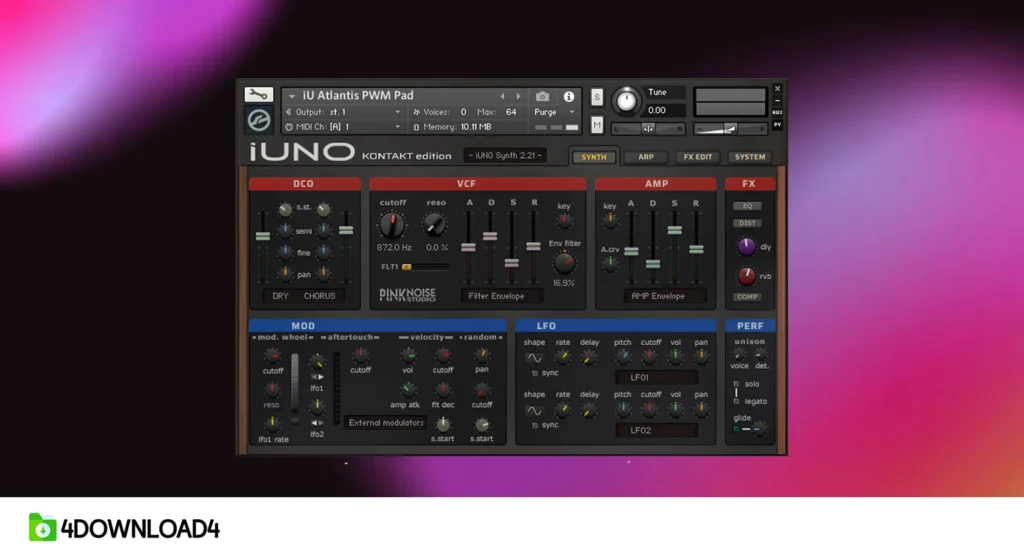 PinkNoise Studio – iUNO (KONTAKT)