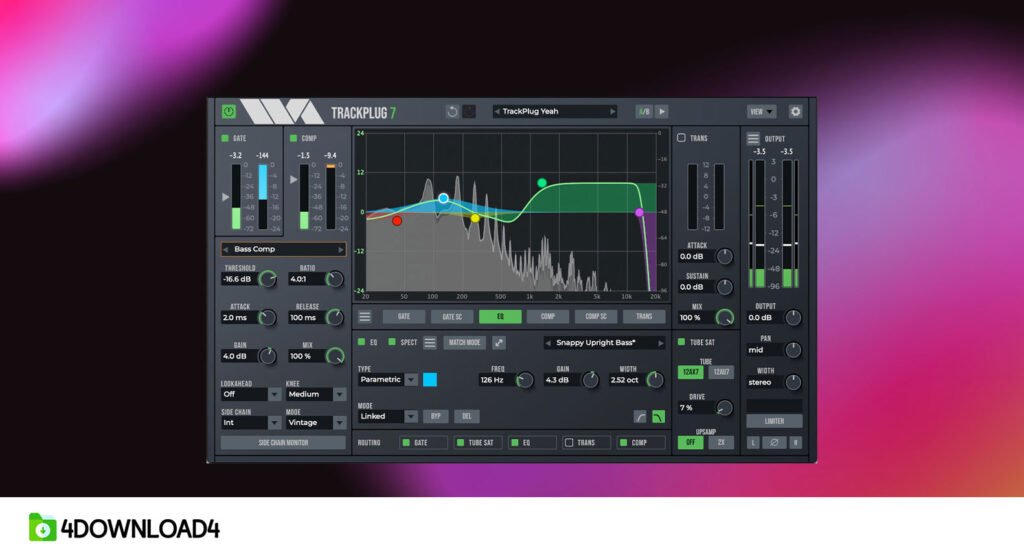 Wave Arts TrackPlug 7 v7.0.6 – процессор эффектов