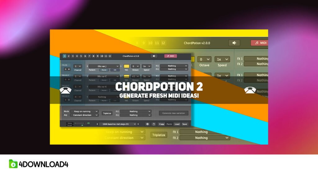 Feelyoursound ChordPotion 2.4.0 WIN.OSX