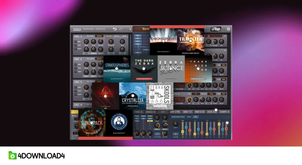 Heckmann Audio – u-he Zebra Legacy, The Dark Zebra v2.9.4 WIN.OSX