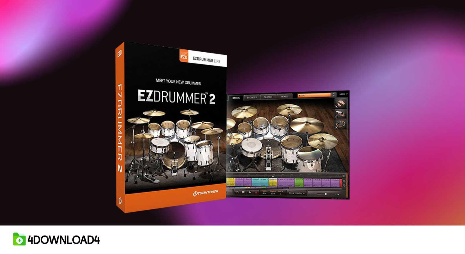 Toontrack – EZDrummer 2.1.6 for Mac